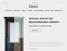 Tablet Screenshot of belwooddoors.com